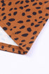 Leopard Long Sleeve Babydoll Dress
